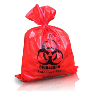 MEDICAL WASTE BAGS (100mic red bag )