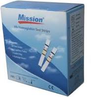 Mission HB Haemoglobin Test Strips