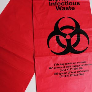 Medical waste red bag