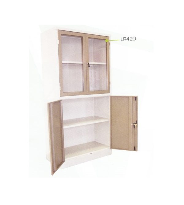 Instrument Cabinet two shelves two metal doors - Image 2
