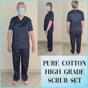Scrub Set 100% Cotton blue