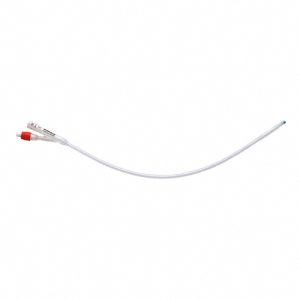 Foley Catheter 100% Silicon 2way Red FG18 – 30ml x 410mm