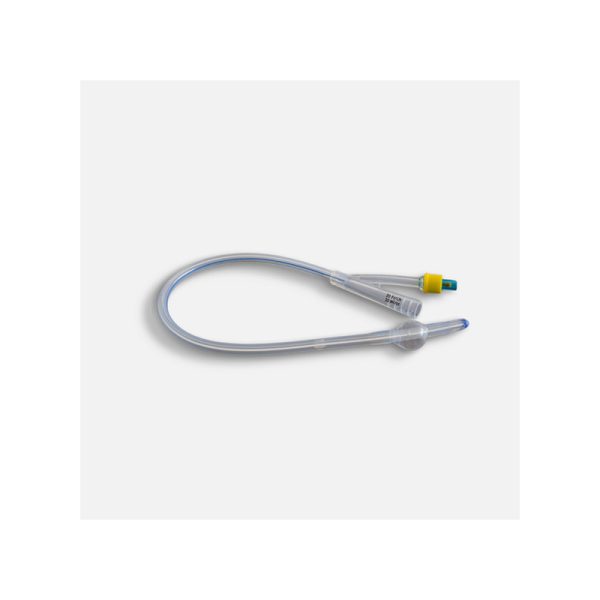 Foley Catheter 100% Silicon 2way Yellow FG20 - 510ml x 410mm