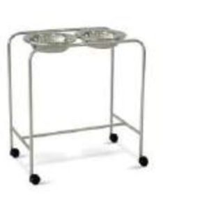 Double bowl with Mobile 
stand
(Stainless steel)