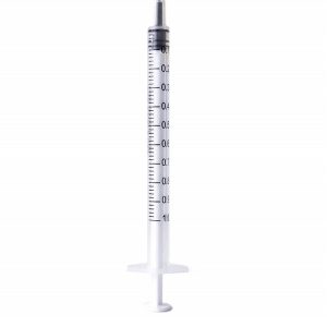 1ml Syringe Sterile with Luer Slip Tip – 100 Syringes