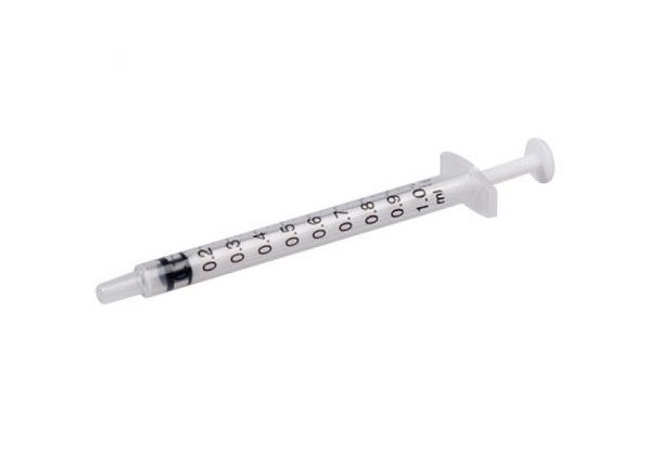 1ml Syringe Sterile with Luer Slip Tip - 100 Syringes - Image 2
