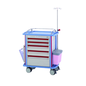 Drug medicine Trolley 5 
lockable drawers