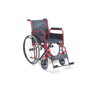 Wheelchair steel PVC detachable arm and footrest