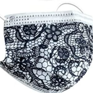 black disposable face mask clicks