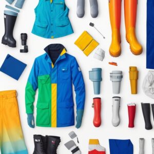 high visibility rain jacket with hood