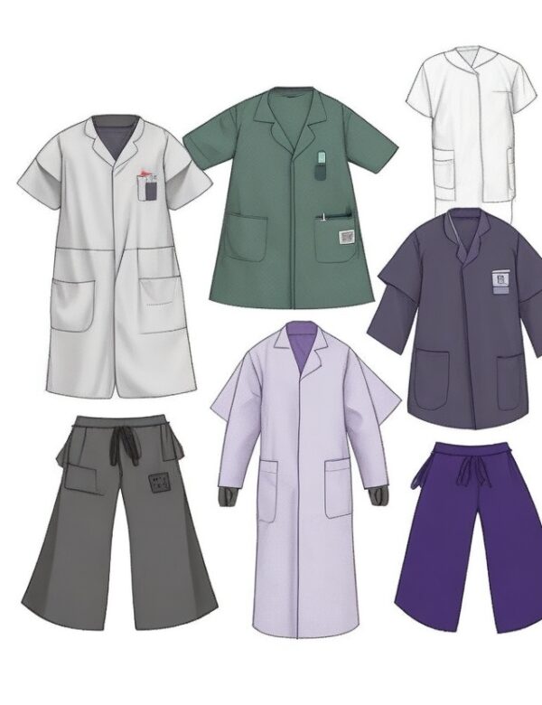 Poly Cotton Reusable coverall bottom green XXX large