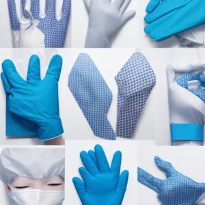 100 x Medium Latex Disposable Gloves