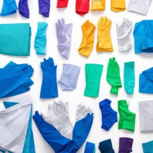 Surgical gloves powdered