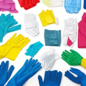 Evergreen latex gloves