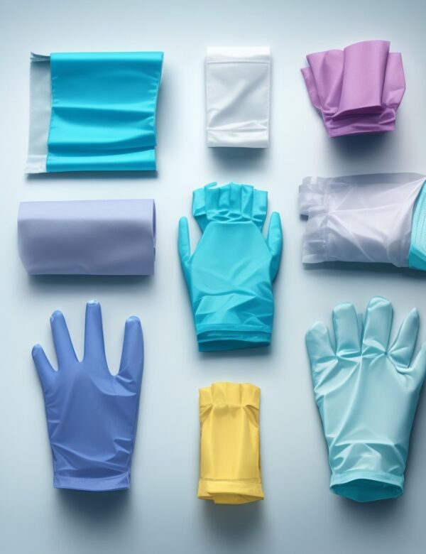black latex gloves small
