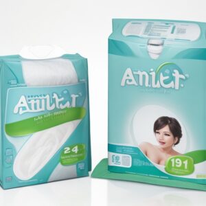 All-in-One Adult Diapers / Cotton Feel PLUS BLUE) – Regular Absorbency