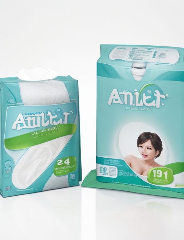 All-in-One Adult Diapers / Cotton Feel PLUS BLUE) - Regular Absorbency