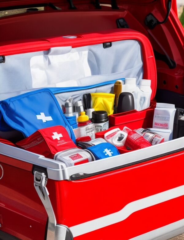 12 survivors first aid rollup kit