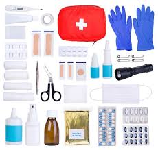 15 items in a first aid kit