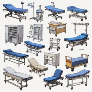 Clinical checkup bed