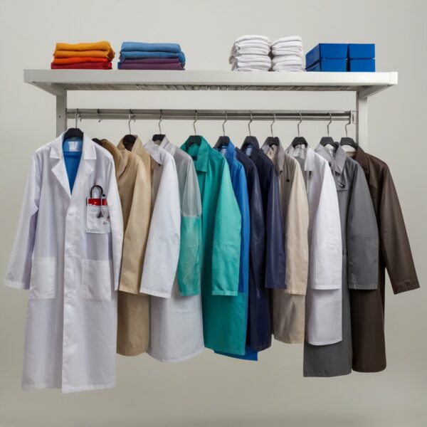 blue lab coat