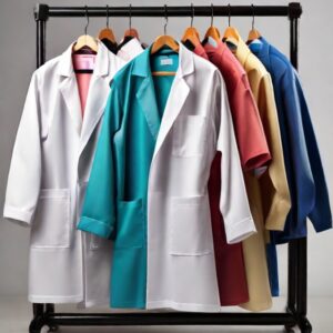 100 percent cotton lab coat