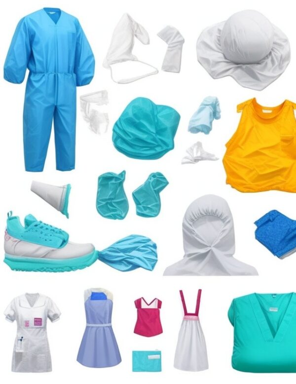 Reusable theatre shoe covers blue