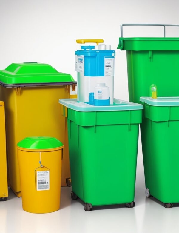 sharps containers/square sharp container 1l lid