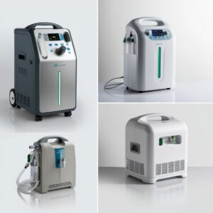 portable oxygen machine with battery