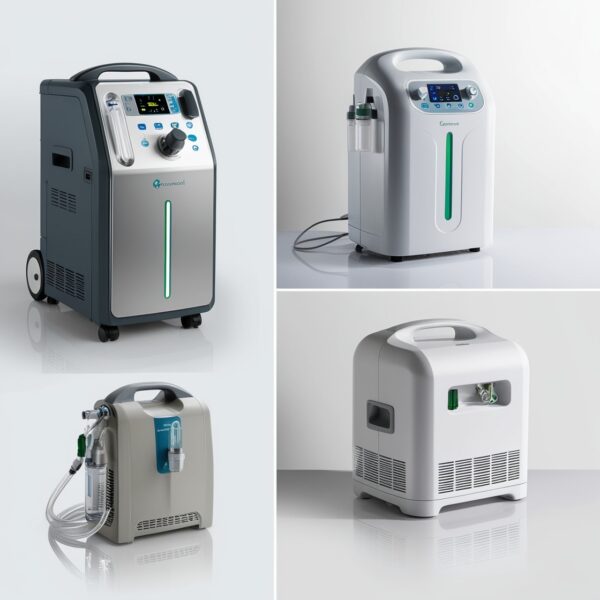 portable oxygen machine with battery