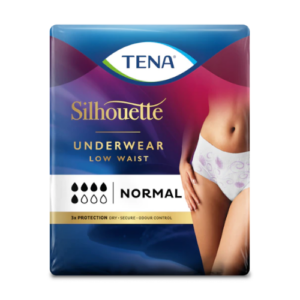 tena silhouette normal low waist blanc -incontinence underwear | medium