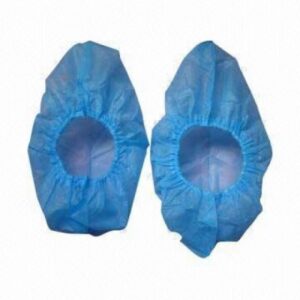 MOM Shoe Cover Plastic blue (100’s) 20 microns