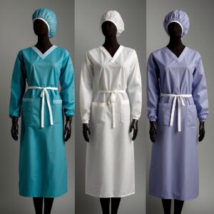 white disposable microporous coveralls with hood