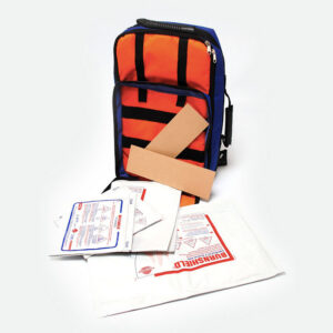 First Aid Kit – 1st Responder – Basic Life Support – 200 Items in Junior Backpack – 34 x 17 x 34 cm – FAK5051