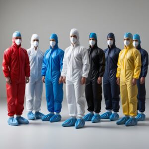 Reusable Coveralls Black Medium