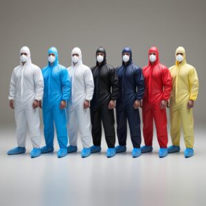 Reusable Coveralls Red Large