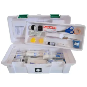 first aid box items