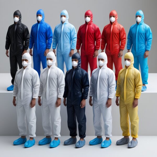 Black Reusable Coveralls
