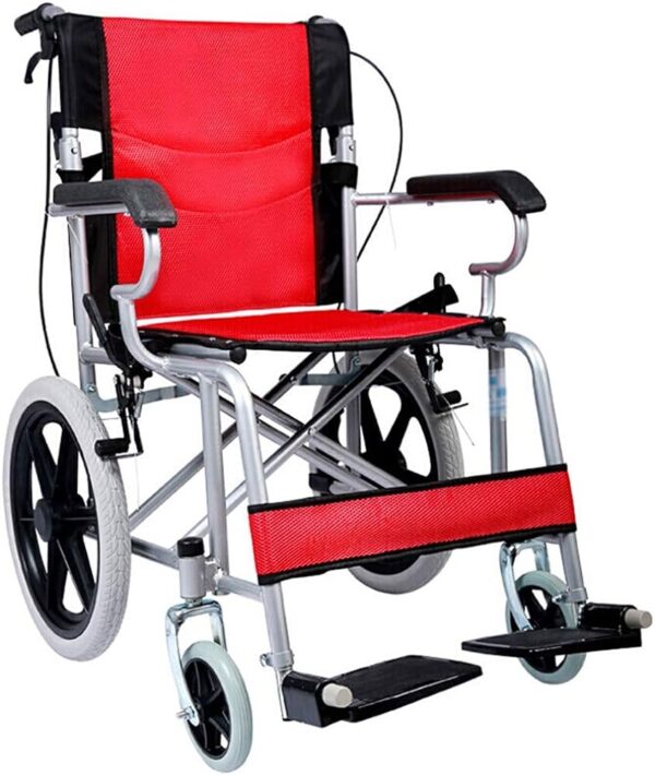 Wheelchair Childrens Standard Red- Foldable