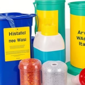 yellow garbage bag for hospital waste