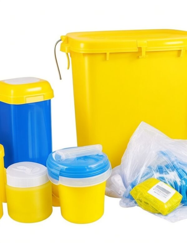 sanitary bin liners - large / clear (pack of 100 bags)