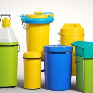 yellow lidded sharps bins