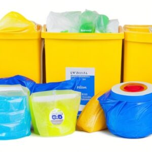 bio hazard red bag / liner – 1050x1050mm 60mic