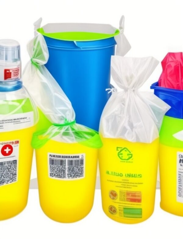 biohazard bag, clear (23l) (415x600mm) (pack of 200)