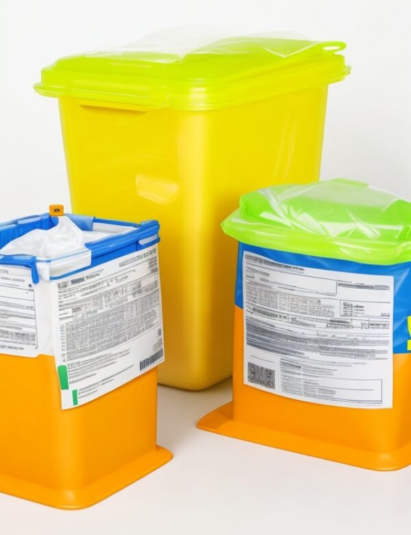 syringe disposal container