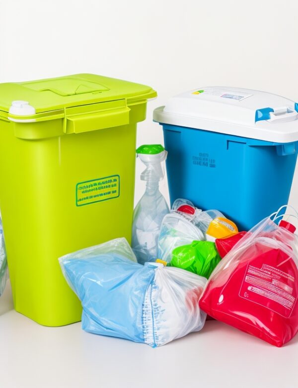 biohazard container for needles