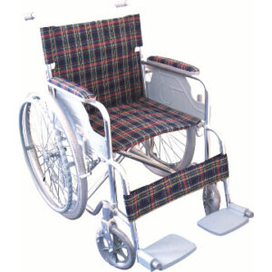 Aluminum Caregiver Wheelchair ��� Fixed Armrest