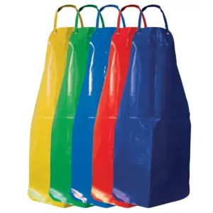 Pvc aprons white