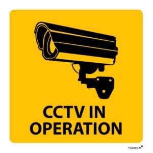 ABS Signage – CCTV In Operation – 190 x 190mm – SIGNCCTV190