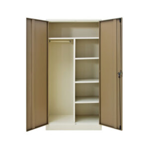 Gents Steel Wardrobe – Metal Mens Cupboard – 180 x 90 x 45 cm – WDR01-ivorykaroo